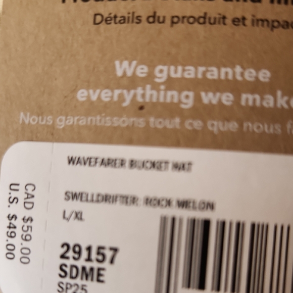 Patagonia Dark Green Waist Bag and Multicolor Bucket Hat Nwt - Picture 6 of 9